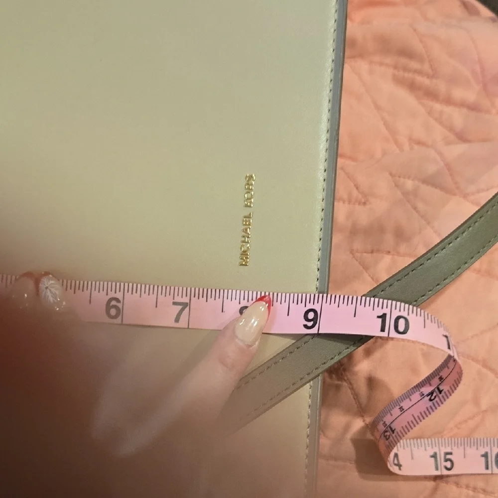 Michael Kors Tan and Gray Satchel
